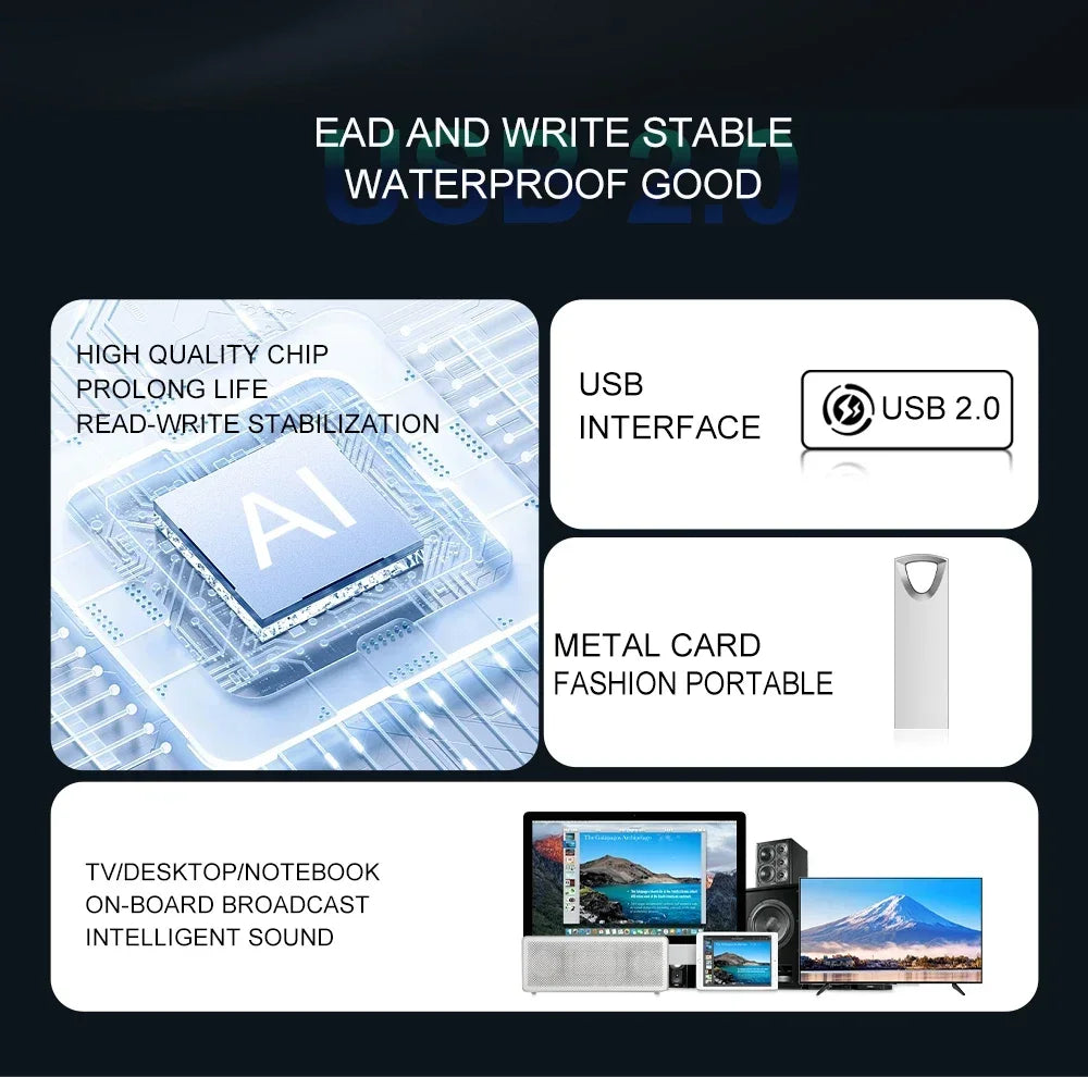 JASTER Metal USB Flash Drive 64GB Creative Business Gifts Memory Stick Mini Black Pen Drive 32GB Golden Key Chain Business Gift