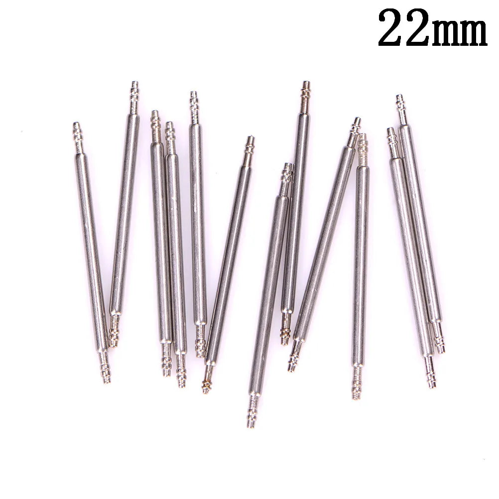 [ZY]10Pcs Stainless Steel Watch Strap Spring Rod Watch Strap Connecting Rod Pin 8-22[ZY]