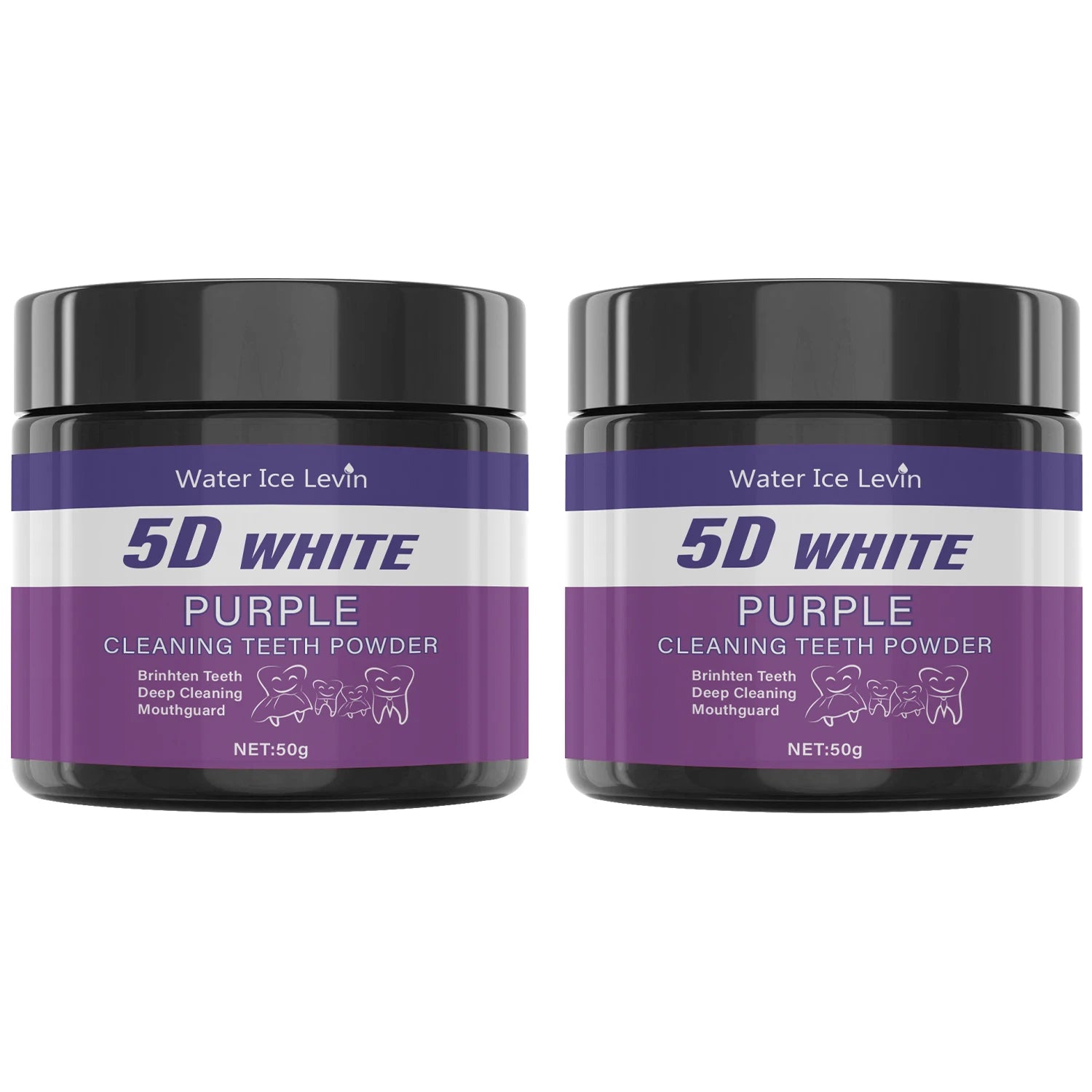 Purple Whitening Teeth Powder