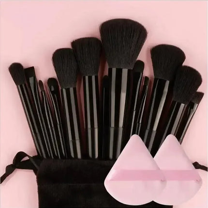 Soft Cosmetic Brush Set with Blender