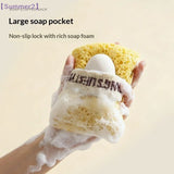 Ultra Soft Bath Sponge With Non-Slip Cotton Strap Rich Foaming Body Scrubber Multi-use Shower Exfoliating Body Cleansing Tool{S}