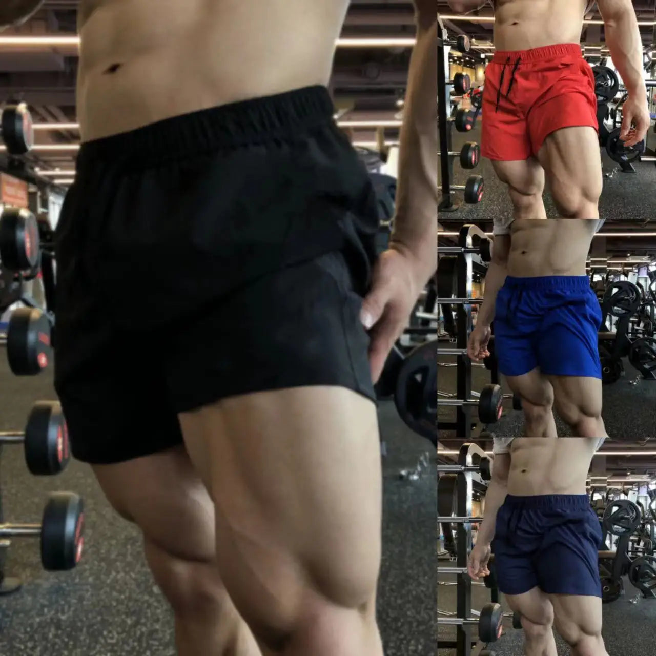 2025 New Running Shorts Gym Sportswear Men Jogging Outdoor Sports Shorts Fitness Man Quick Dry Breathable Pants Male Clothing ﻿