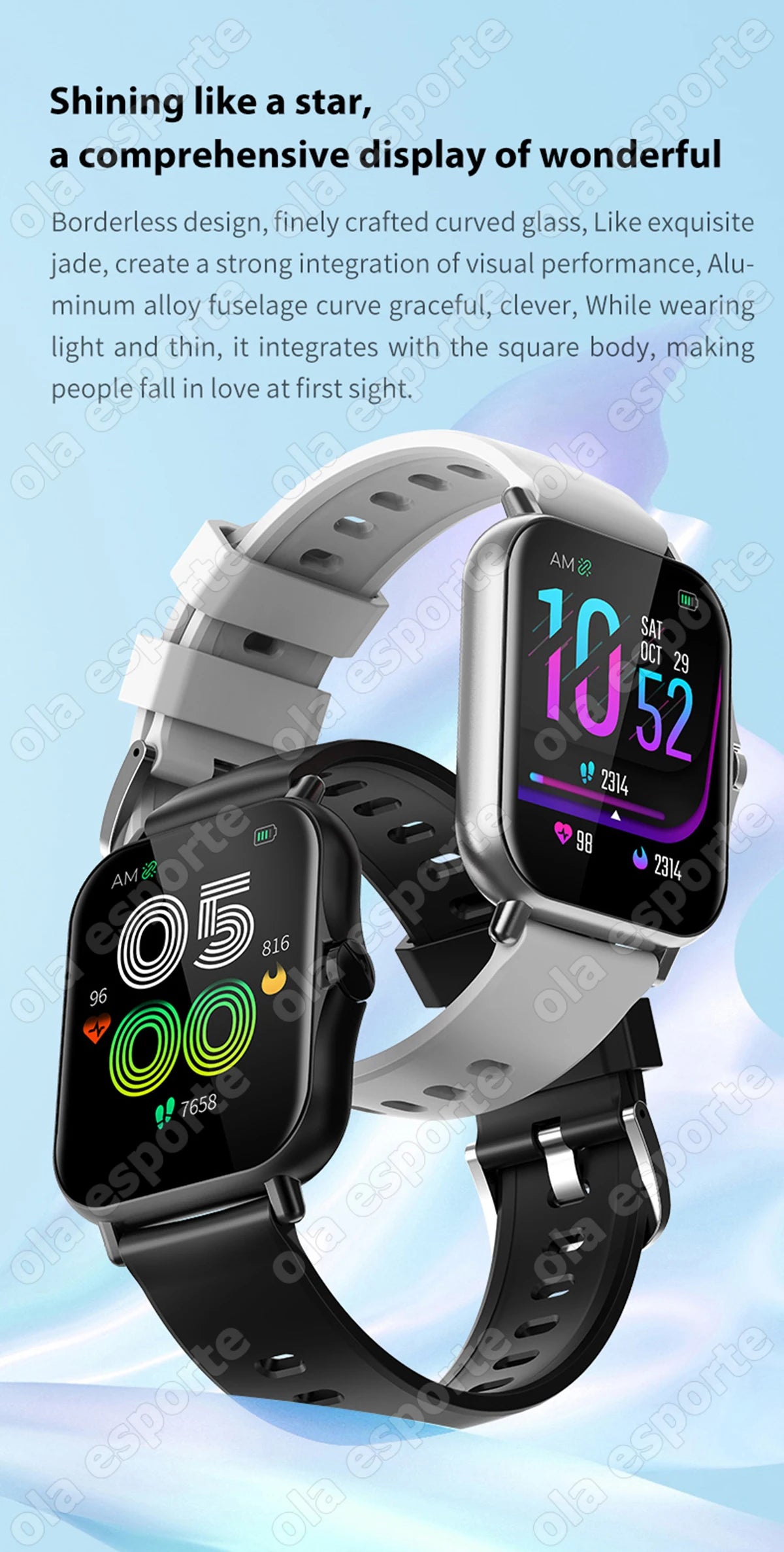 2026 Smart Watch Android IOS Phone 1.83 Inch Color Screen Bluetooth Answer Call Fitness Watches Tracker Smartwatch Women Men New