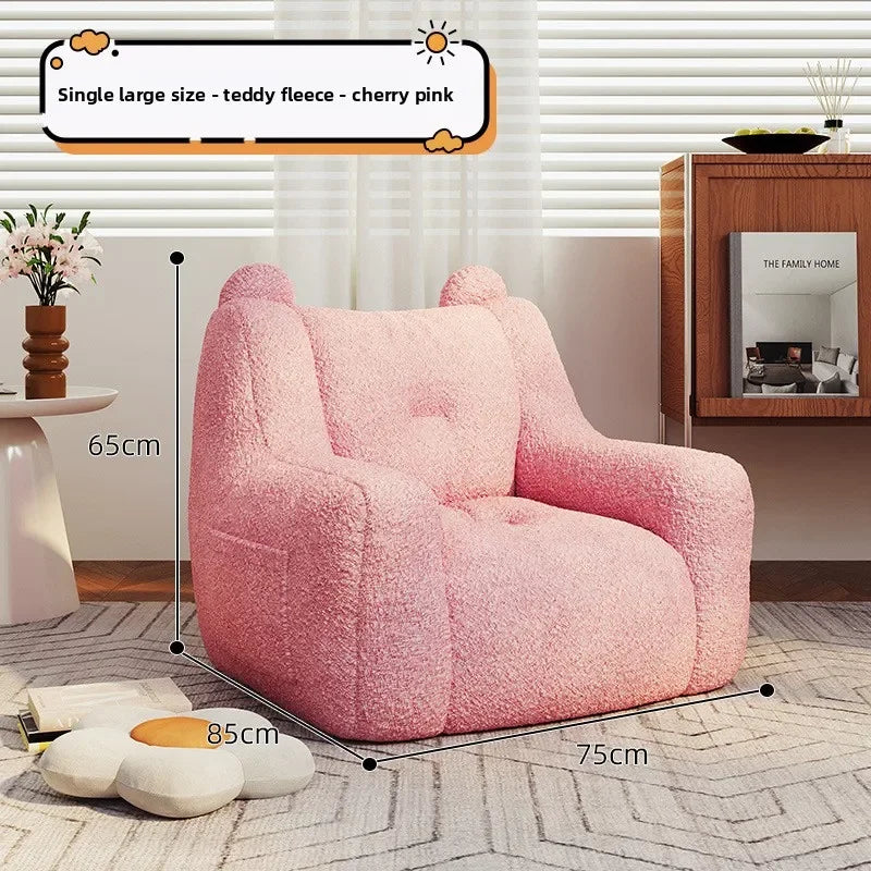 Adult sofa lazy sofa chair reading book corner small sofa chair bedroom cartoon lazy seat