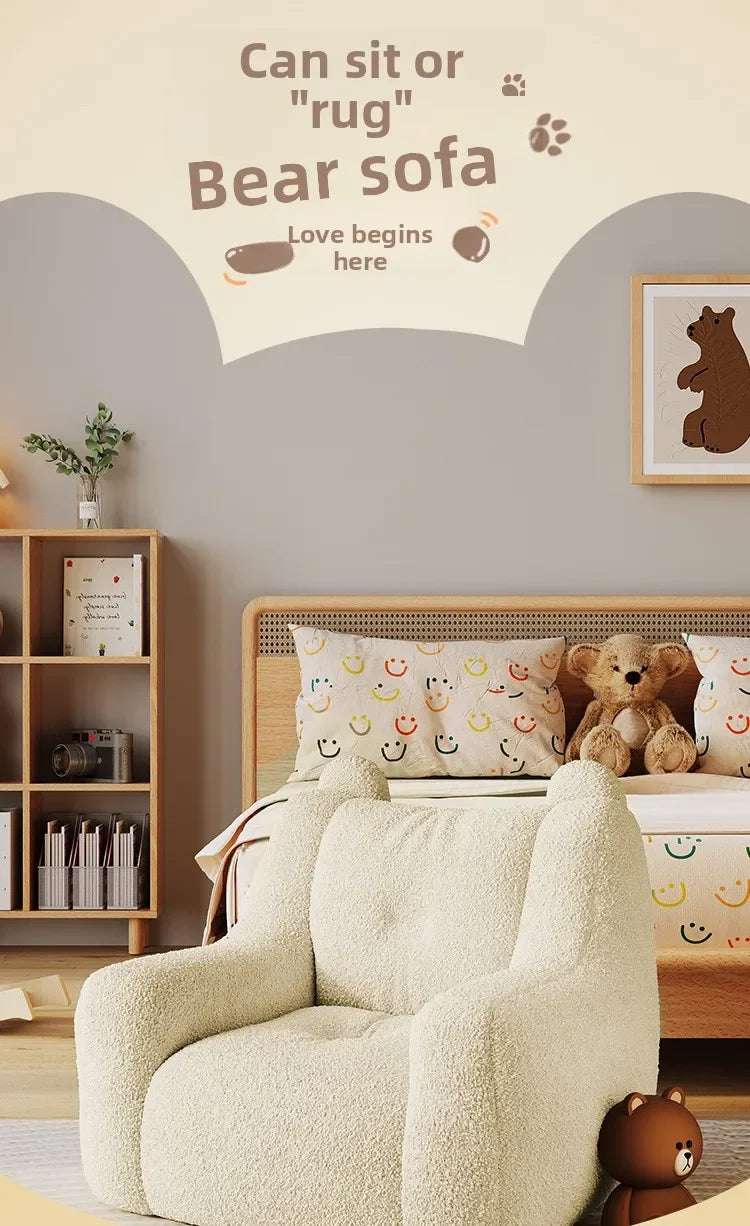 Adult sofa lazy sofa chair reading book corner small sofa chair bedroom cartoon lazy seat
