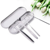 1/2/3/4pcs Tongue Scrapers for Adults Tough Metal Tongue Cleaner w/Storage Case Stainless Steel Tongue Scrubber for Fresh Breath