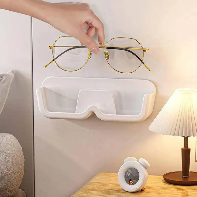 Glasses Holder Stand Wall Mounted Glasses Sunglasses Storage Rack Sun-Glasses Display Holder Organizer Home Wardrobe Decorat