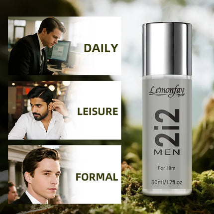 2i2 Men's Long Lasting Eau De Parfum Fragrance Spray 50ml