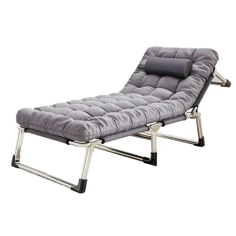 Household Goods Lounge Chair, Outdoor Camping, Simple Folding Bed,  Single Bed, Office Nap, Nap Bed, Marching Bed