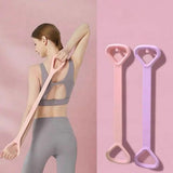 New 8-shaped Fitness Resistance Band Home Fitness Exercise Elastic Band Sports Workout Rubber Pull Rope Gym Equipment