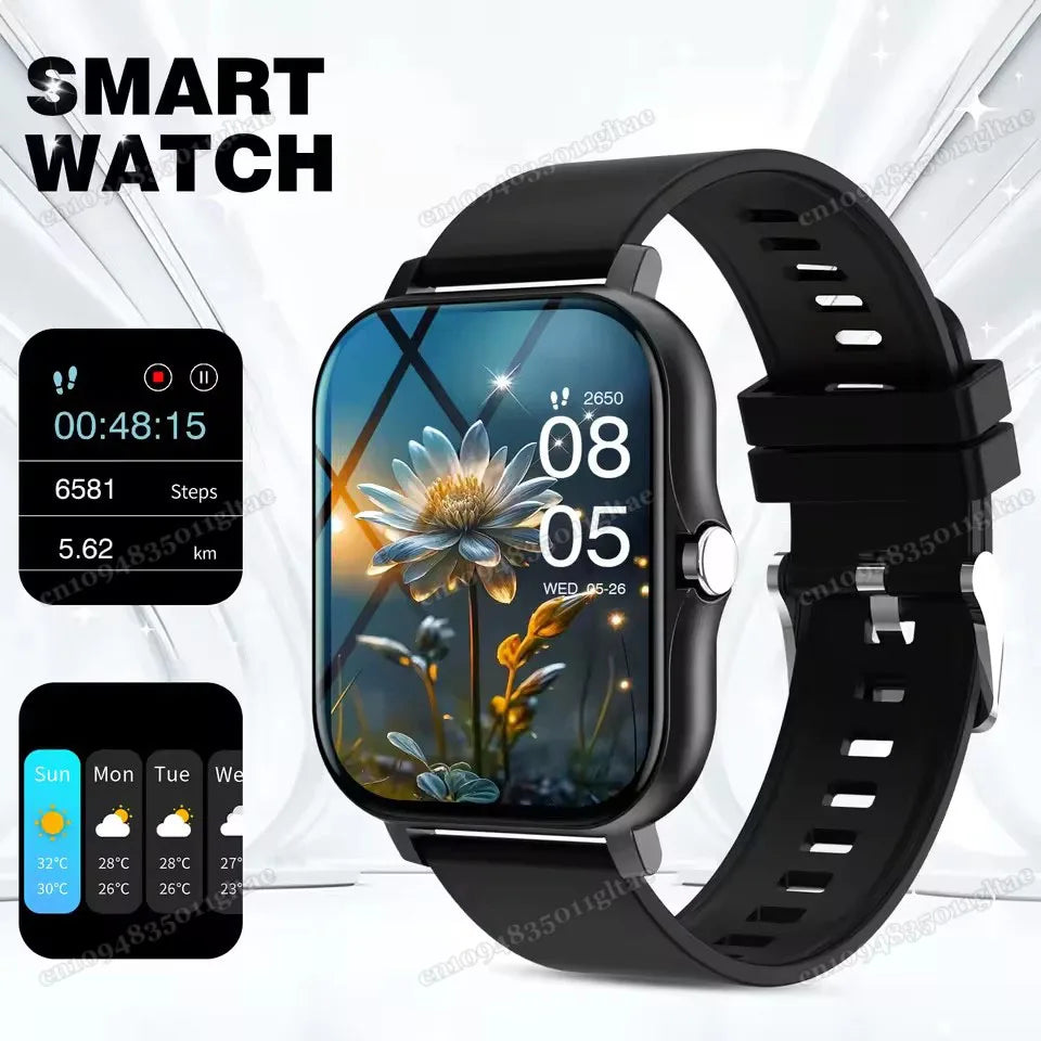 2026 Smart Watch Android IOS Phone 1.83 Inch Color Screen Bluetooth Answer Call Fitness Watches Tracker Smartwatch Women Men New