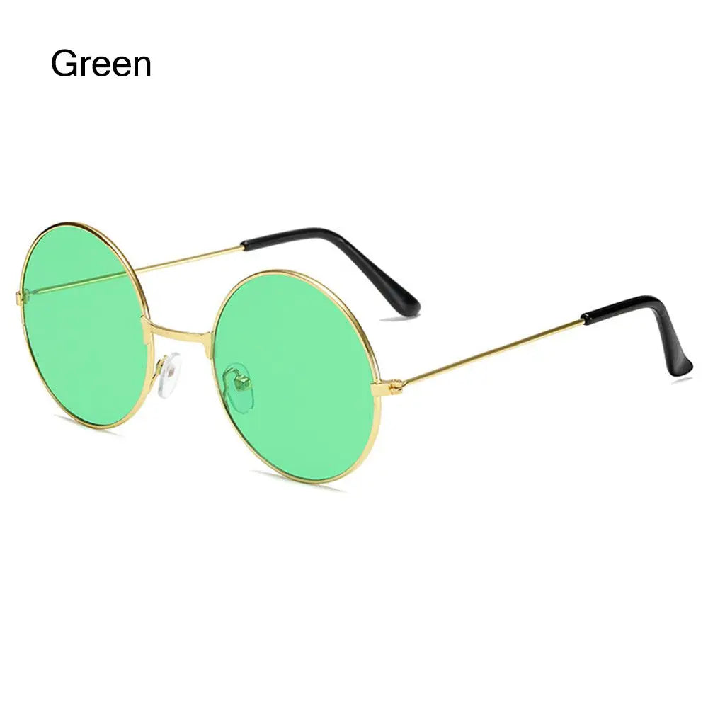 Fashion Party Hippie Round Sunglasses Metal Sunglasses Circle Glasses Eyewear