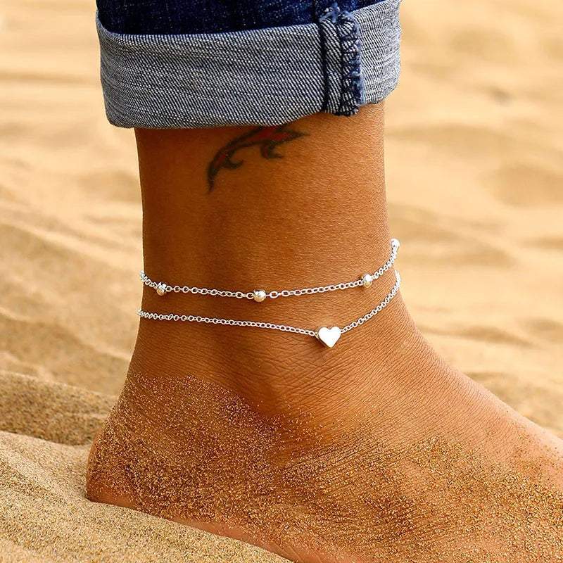 Modyle Fine Sexy Anklet Ankle Bracelet Cheville Barefoot Sandals Foot Jewelry Leg Chain On Foot Pulsera Tobillo For Women