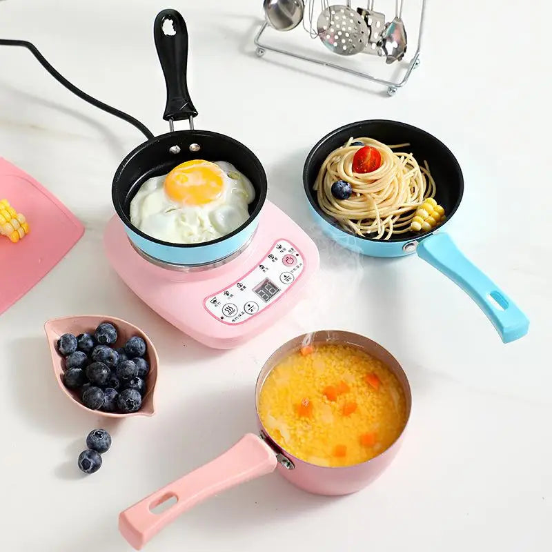 Portable Omelette Pan Mini Nonstick Cast Iron Skillet With Handle For Induction & Gas Cooktops Children Breakfast Pot【Homeclub】