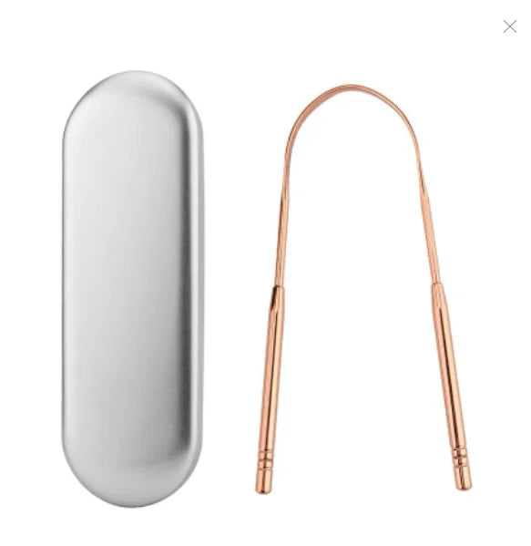 1/2/3/4pcs Tongue Scrapers for Adults Tough Metal Tongue Cleaner w/Storage Case Stainless Steel Tongue Scrubber for Fresh Breath