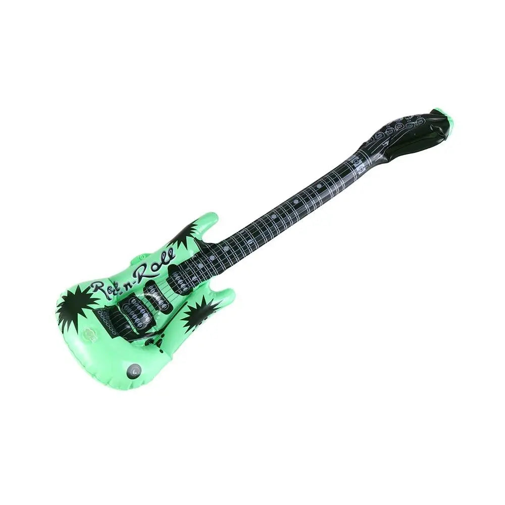 PVC Inflatable Musical Instrument Toys Random Color Inflatable Inflatable Guitar Balloon Creative Decorative