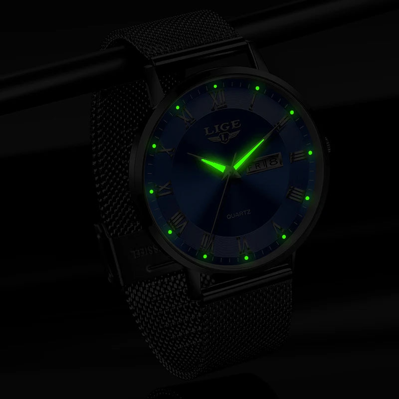 LIGE New Creative Ladies Watches Fashion Waterproof Quartz Watch For Women Casual Sport Bracelet Watch Female Relogio Feminino
