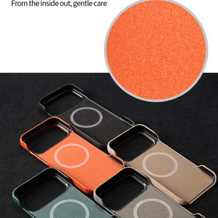 Magsafe Case for iPhone 17 Air 15 16 Pro Max 17Pro Lychee Natural