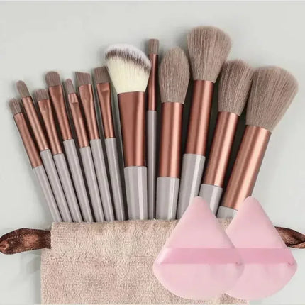 Soft Cosmetic Brush Set with Blender