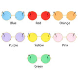 Fashion Party Hippie Round Sunglasses Metal Sunglasses Circle Glasses Eyewear