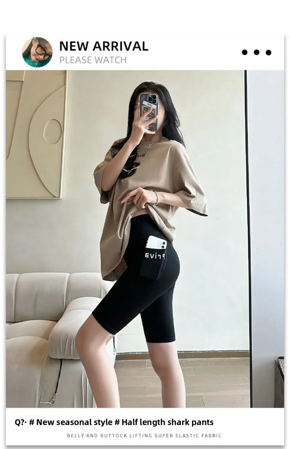Ladies Yoga Shorts High Waist Tight Fitness 2-in-1 Workout Streetwear Casual Gym Running Activewear Comfy Shorts