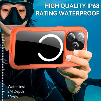 Magnetic Waterproof Phone Case for Swimming & Diving