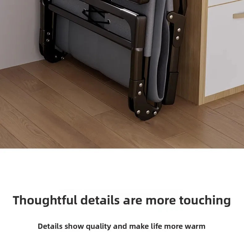 Household GoodsLunch Break Folding Bed Office Single Recliner Portable Hospital Escort March Dual-purpose Nap Bed