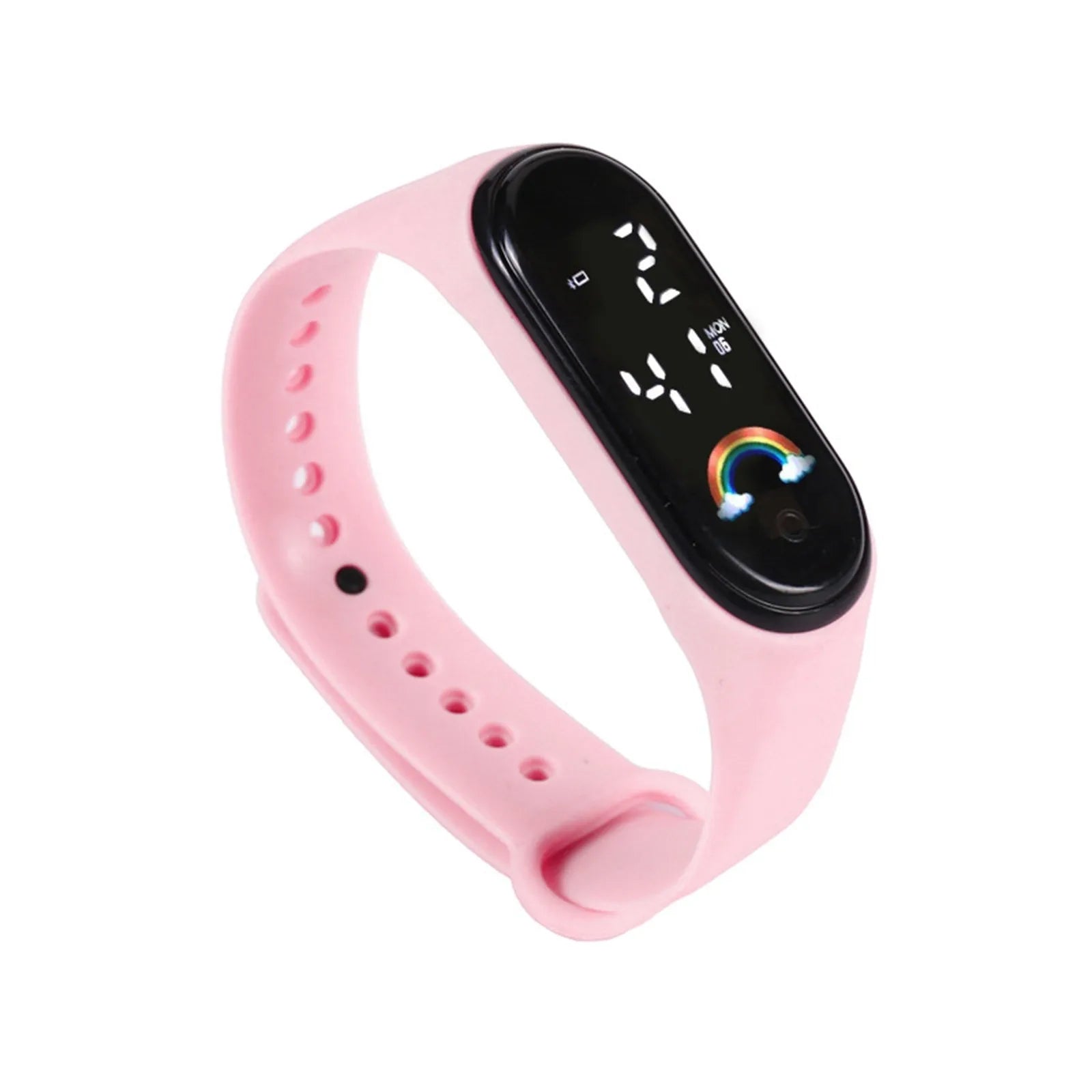 Children'S Smart Sports Watch Outdoor Electronic Fitness Smart Silicone Bracelet Children'S Waterproof Multifunctional Watch