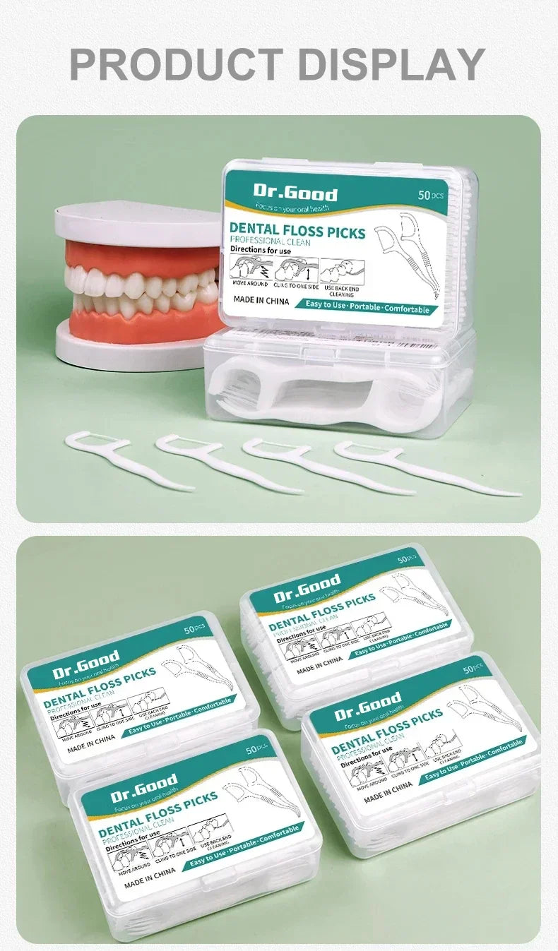 50/150/300/600/1000 PCS dental floss sticks oral care tools