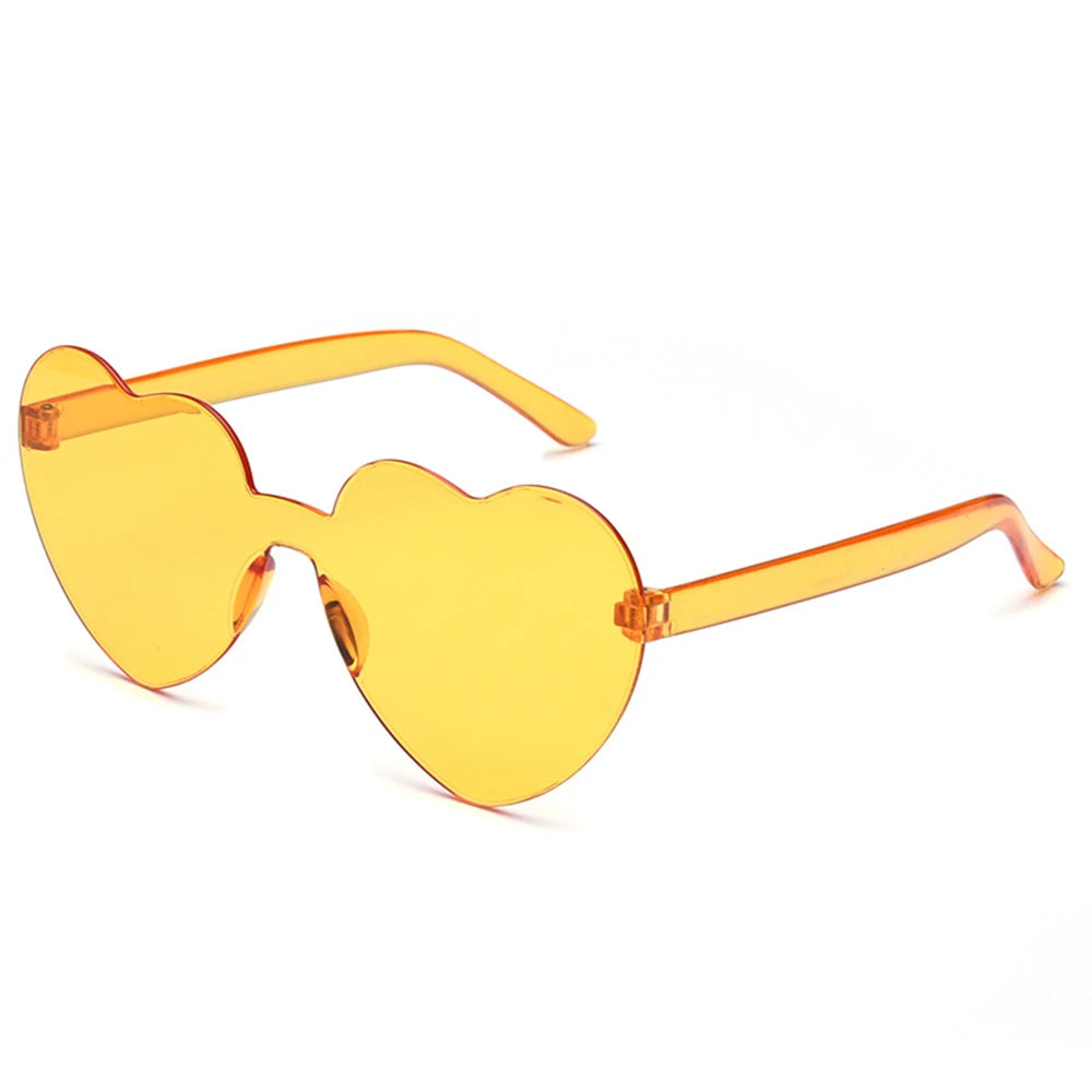 Sun Glasses Goggles Uv Gradient Heart Sunglasses Heart-Shaped Sunglasses Fashionable Colorful Eyeglasses Eyewear Driving Goggles