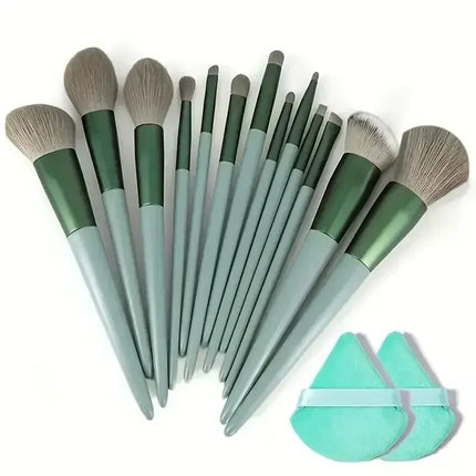 Soft Cosmetic Brush Set with Blender