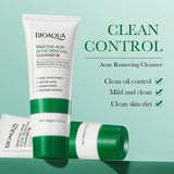 1/2pcs BIOAQUA Salicylic Acid Facial Cleanser Acne Treatment Moisturizing Oil Control Face Wash Foam Face Cleanser Skin Care