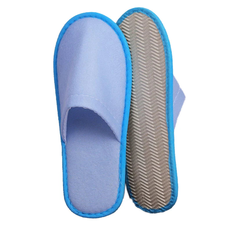 Women Indoor Slipper travel portable Spa Hotel Slipper Spring Summer shoes Woman House Flat Floor Soft Silent Slides for Bedroom