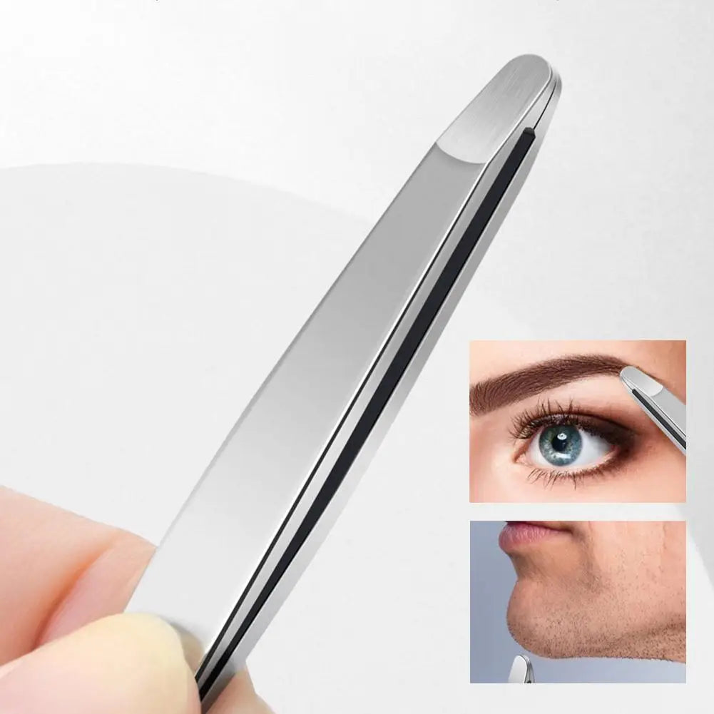 Eyebrow Hair Tweezers, Hair Clippers Grooming Scissor for Men and Women, Stainless Steel Eyebrow Clippers Tweerzers