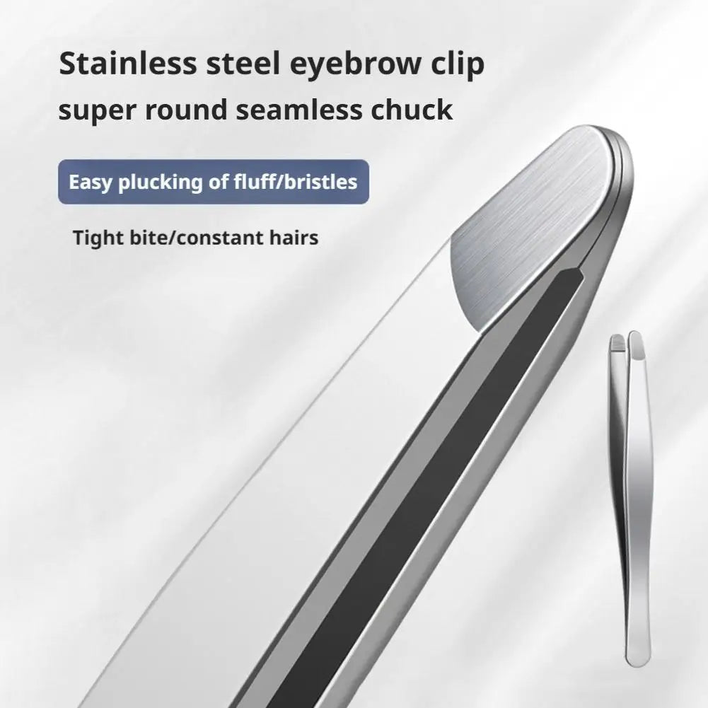 Eyebrow Hair Tweezers, Hair Clippers Grooming Scissor for Men and Women, Stainless Steel Eyebrow Clippers Tweerzers