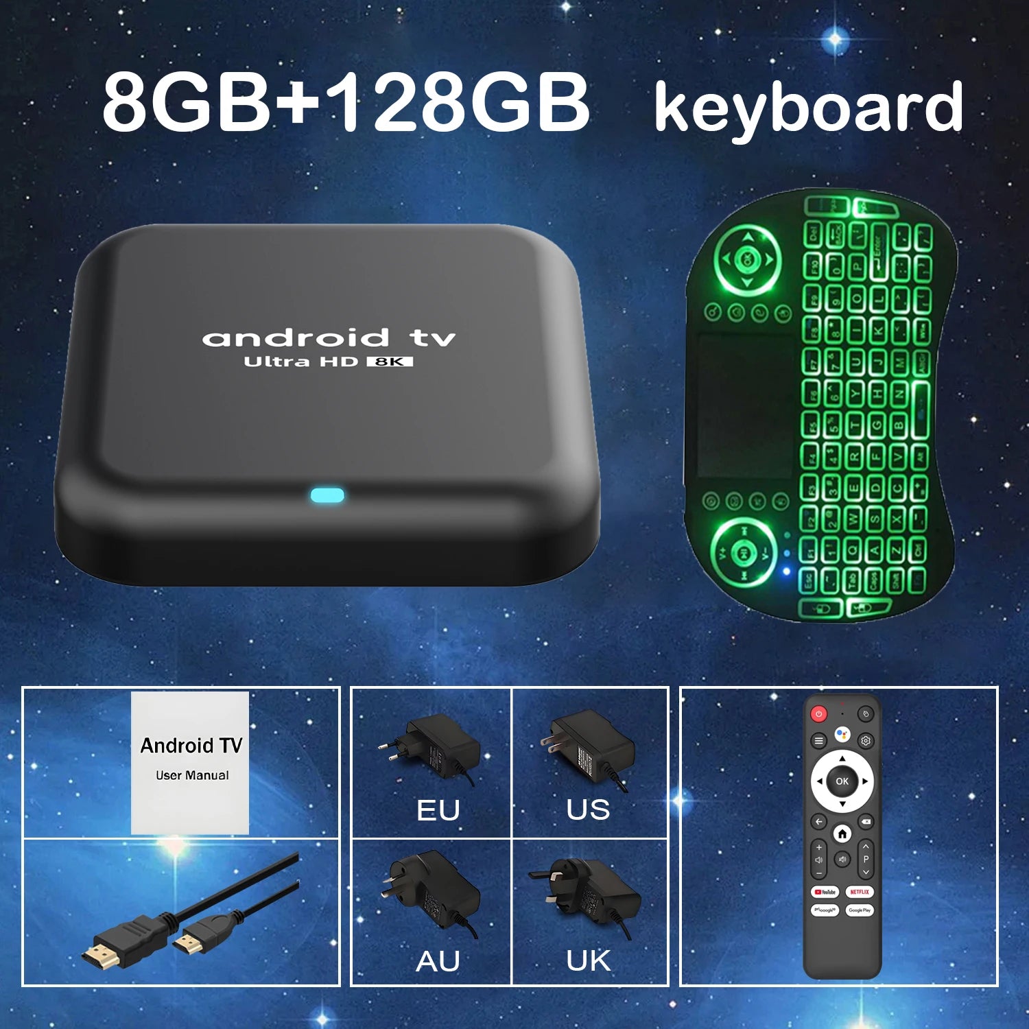 Android 16 Smart TV Box Q18 RK3518 Chip 8GB+256GB 8K Media Player Google Voice Assistant Dual WiFi BT 6.0 Very Fast Set Top Box