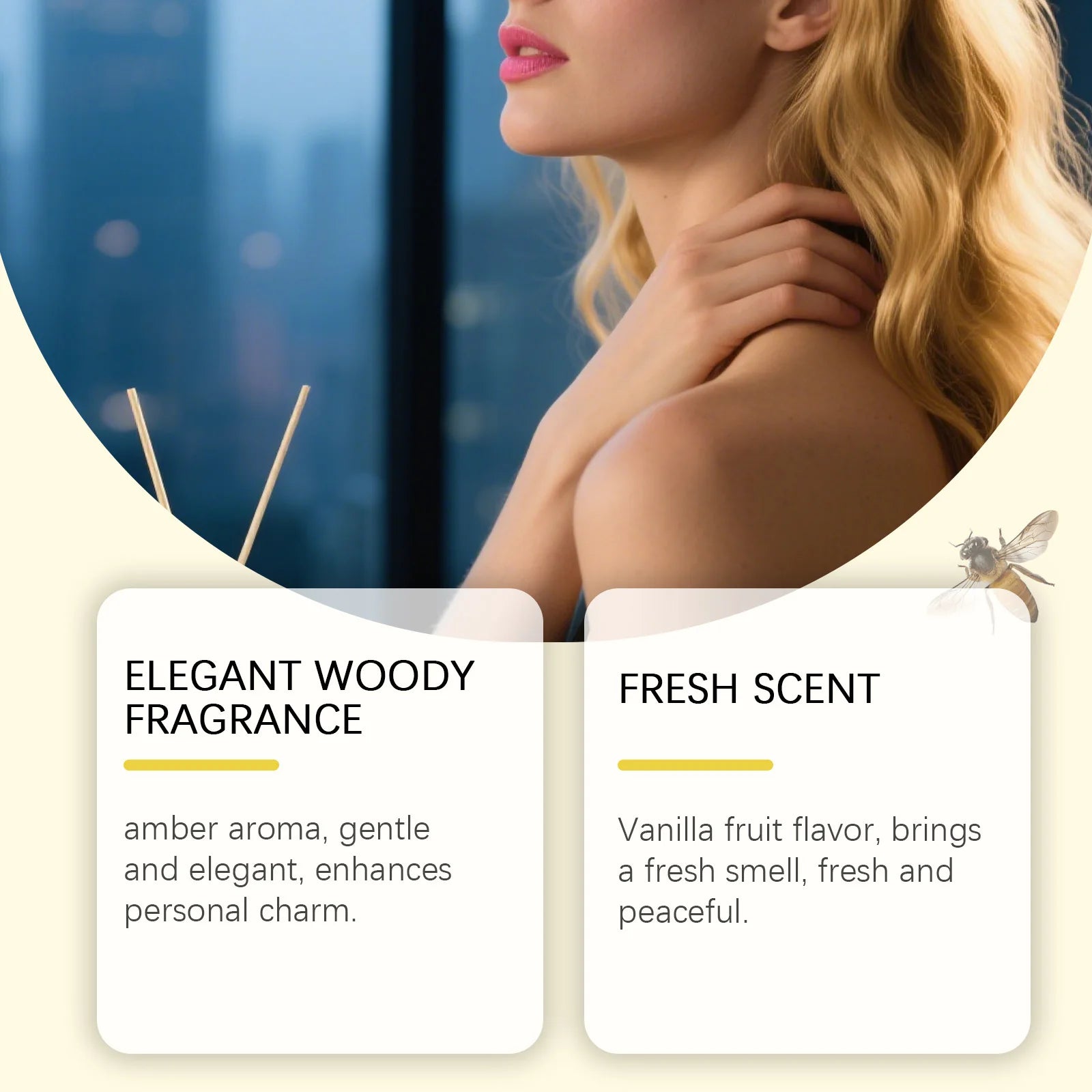 Roxelis Charming Women Perfume Amber Vanilla Fresh Floral Scent Suitable for All Occasions Long Lasting EDT 50ml