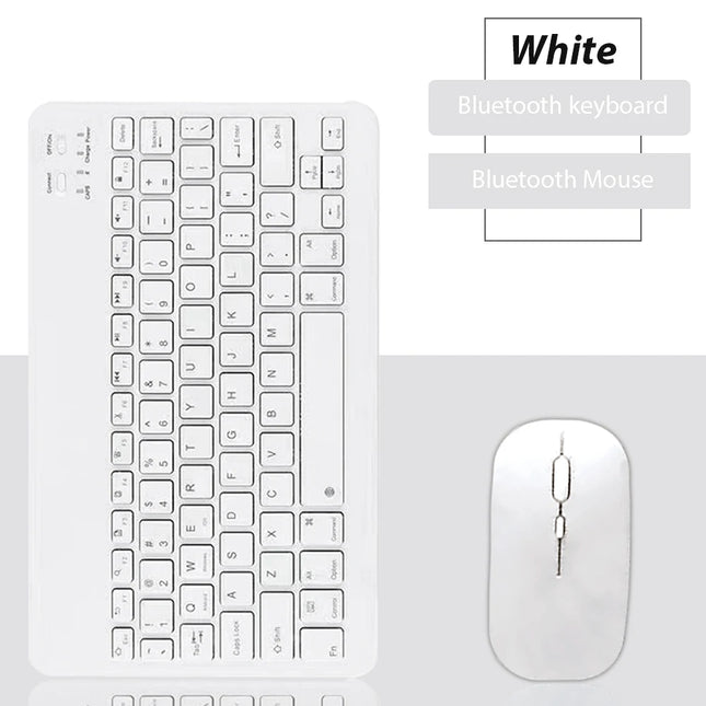 Universal Wireless Bluetooth Keyboard & Mouse Combo for Laptop, Tablet & Desktop