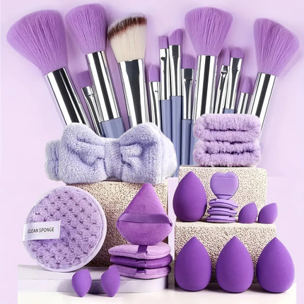 33PCS Professional Makeup Brush & Beauty Blender Set