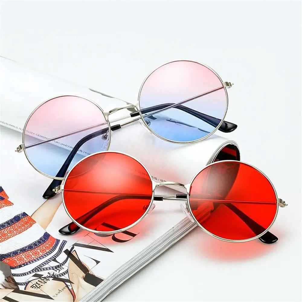 Fashion Party Hippie Round Sunglasses Metal Sunglasses Circle Glasses Eyewear