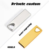 JASTER Metal USB Flash Drive 64GB Creative Business Gifts Memory Stick Mini Black Pen Drive 32GB Golden Key Chain Business Gift
