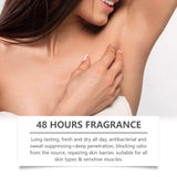 Refreshing Deodorant Balm Stick Natural Bergamot All Day Anti-Odor Easy Apply Pocket Size Portable Underarm Fragrance Balm Stick