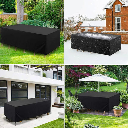 200 Sizes Outdoor Furniture Cover UV Protection Terrace Garden Chair Dust Cover Table Protector