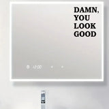 1Pc Encouraging Text Wall Mirror Sticker Furniture Home Decor Accessories Living Room Kids Room Decoration Bedroom Wall Decals