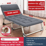Household Goods Lounge Chair, Outdoor Camping, Simple Folding Bed,  Single Bed, Office Nap, Nap Bed, Marching Bed
