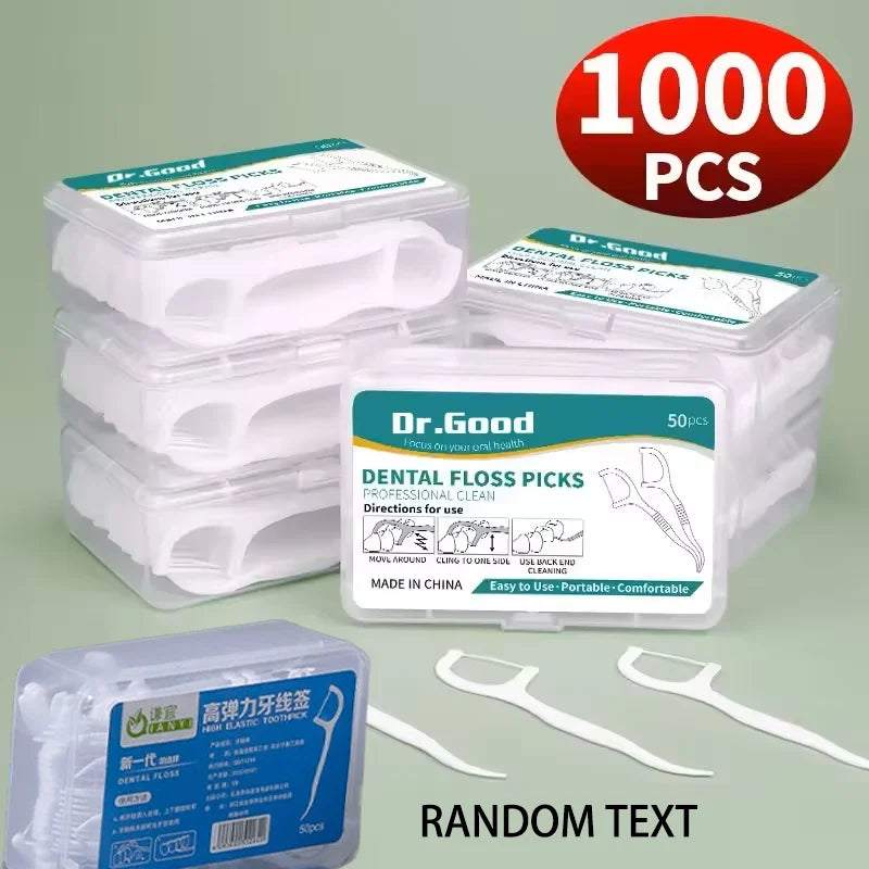 50/150/300/600/1000 PCS dental floss sticks oral care tools