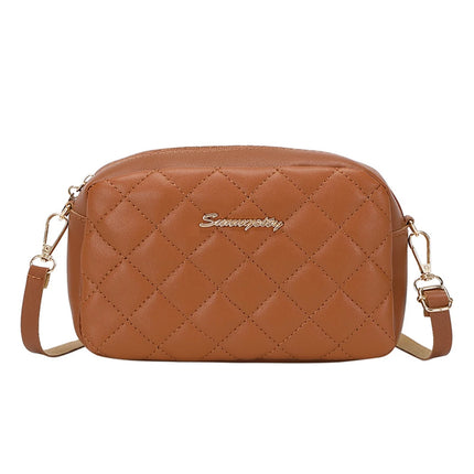 Plaid Tassel Shoulder Bag Women's Purse
