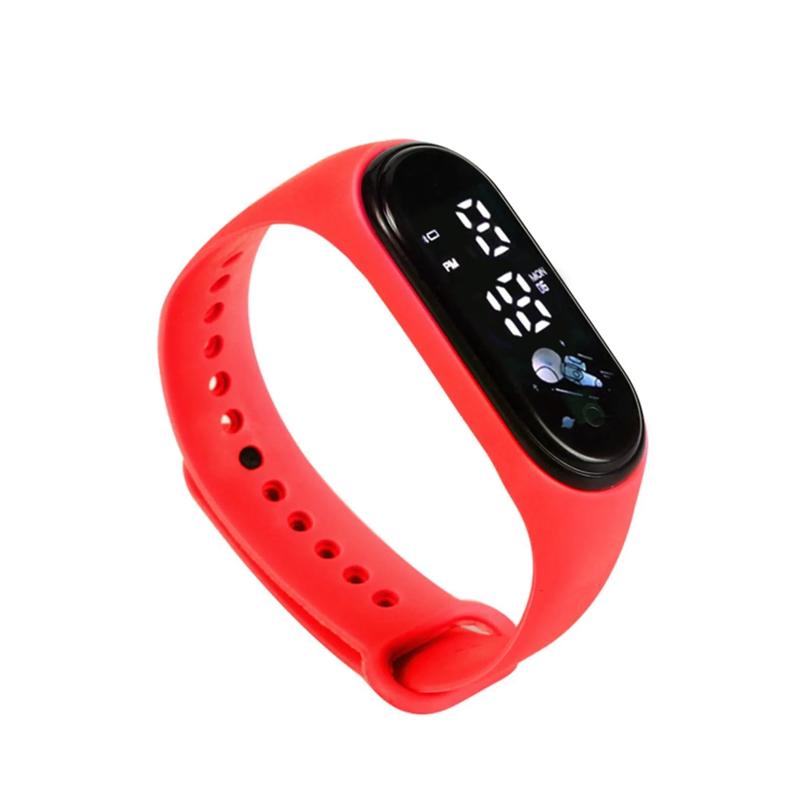 Children'S Smart Sports Watch Outdoor Electronic Fitness Smart Silicone Bracelet Children'S Waterproof Multifunctional Watch