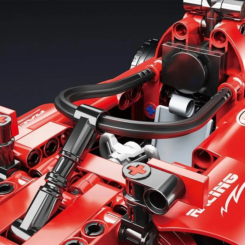 2025 Technical NEW F1 Racing Car Building Blocks Set MOC Model Kit DIY Assembly Bricks Creative Educational Toys For Children