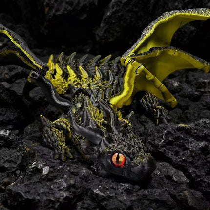 3D Printed Big Horn Dragon Toy